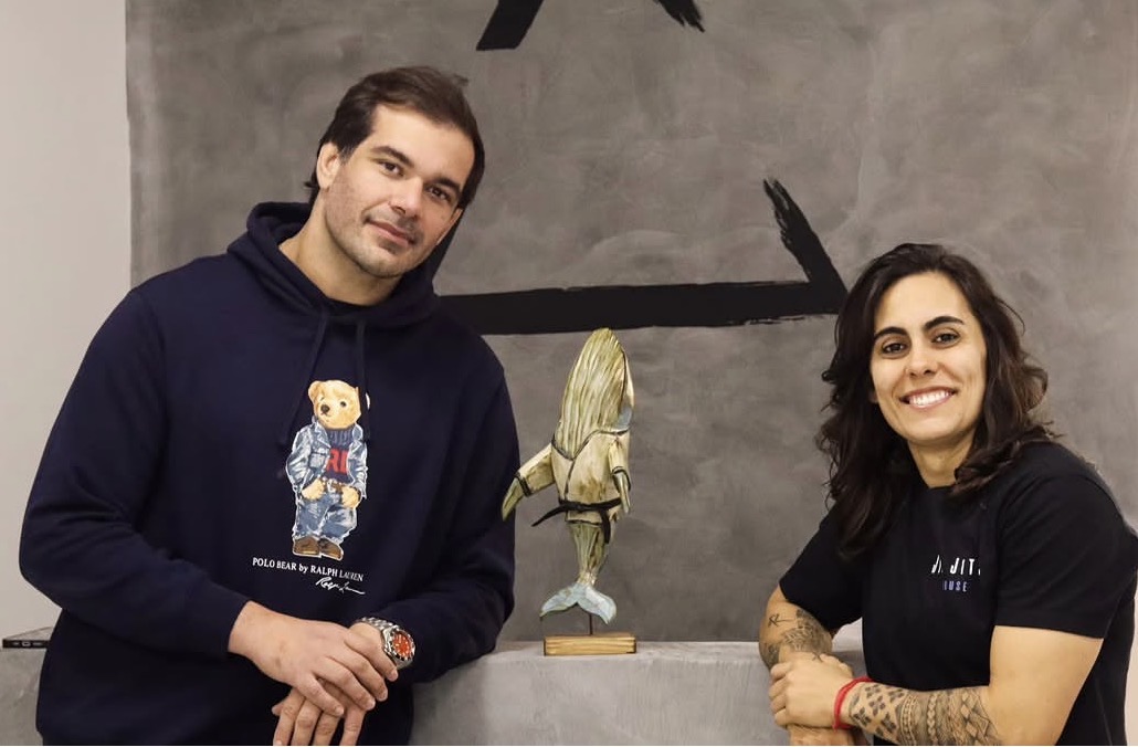 João Cunha e Tania Farias, professores da Jiu Jitsu House